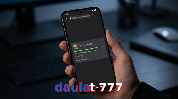 Main screen of Daulat 777 apk page for PK players