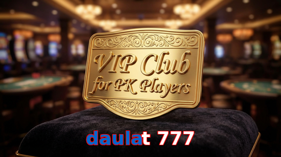 Main screen of Daulat 777 vip page for PK players
